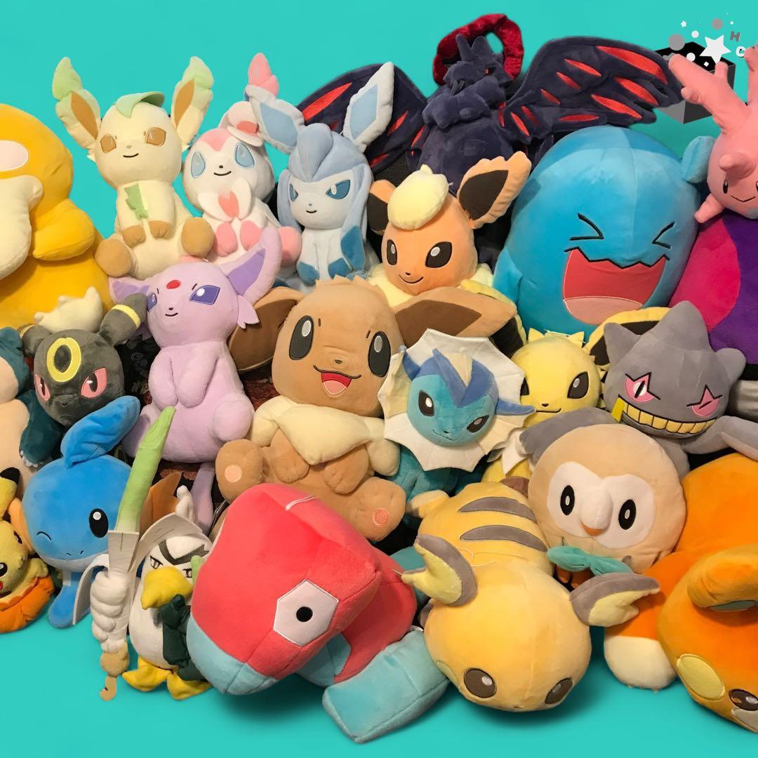 ポケモンぬいぐるみ　大量セット　ブイズ　マスターボール　No.B115