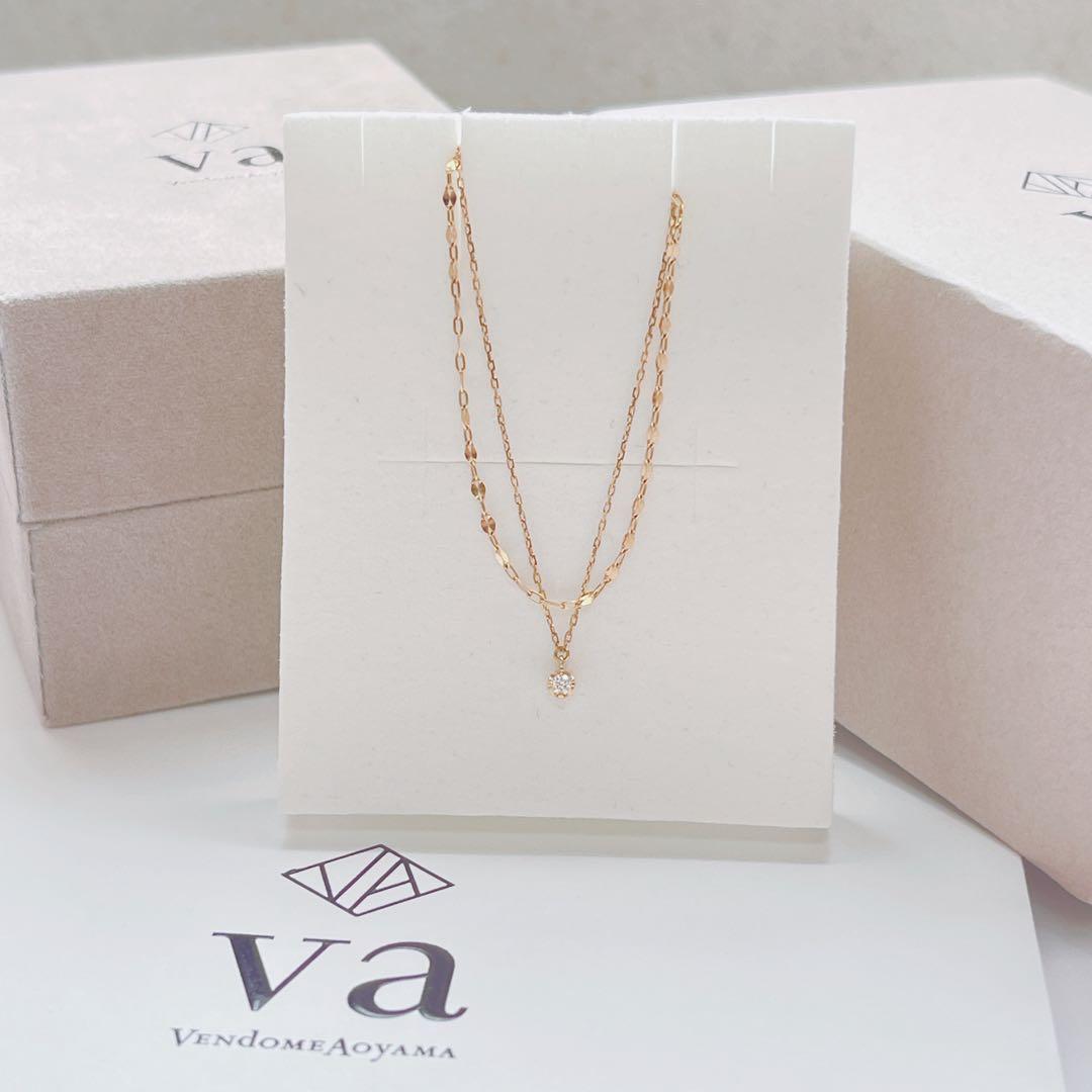 ヴァンドーム青山 ブレスレット 2連ブレスレット ダイヤモンド イエローゴールド