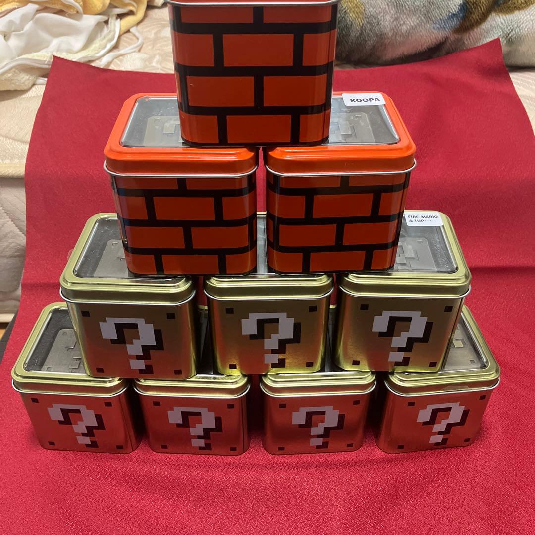 スーパーマリオ クエスチョンブロック キャラクターグッズ　8個セット