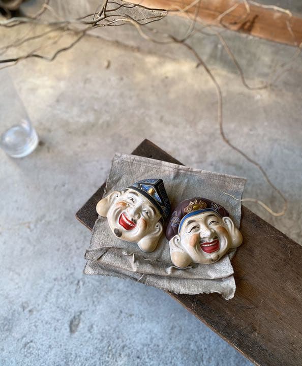 時代  九谷  恵比寿 大黒天