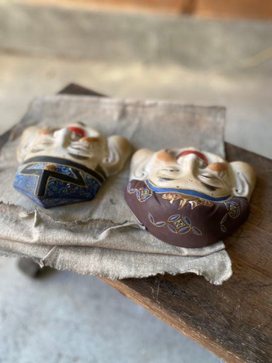 時代  九谷  恵比寿 大黒天