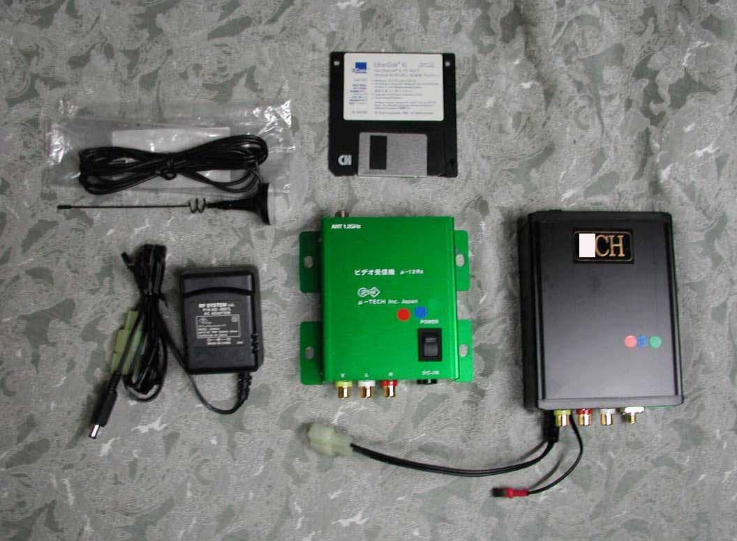 ミューテック◆ビデオ送信機 μ－１２Ｔx 受信機μ－１２Ｒｘ