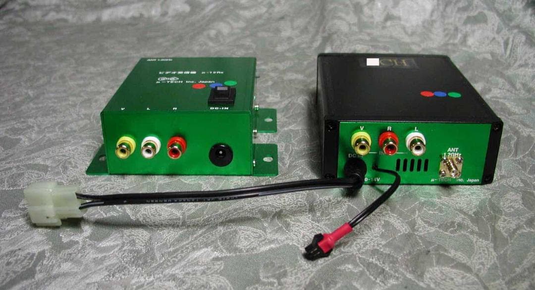 ミューテック◆ビデオ送信機 μ－１２Ｔx 受信機μ－１２Ｒｘ