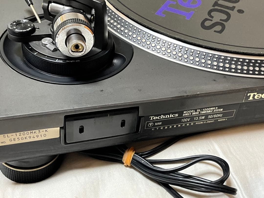 Technics SL-1200MK3 SHURE M44-7 ターンテーブル