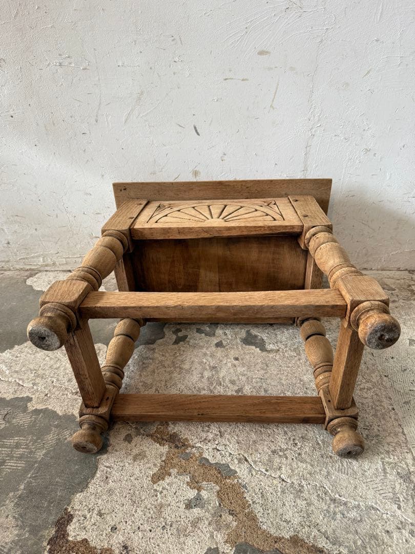 年末・年始SALE 収納サイドテーブル ベッドサイドテーブル　スツール　剥離