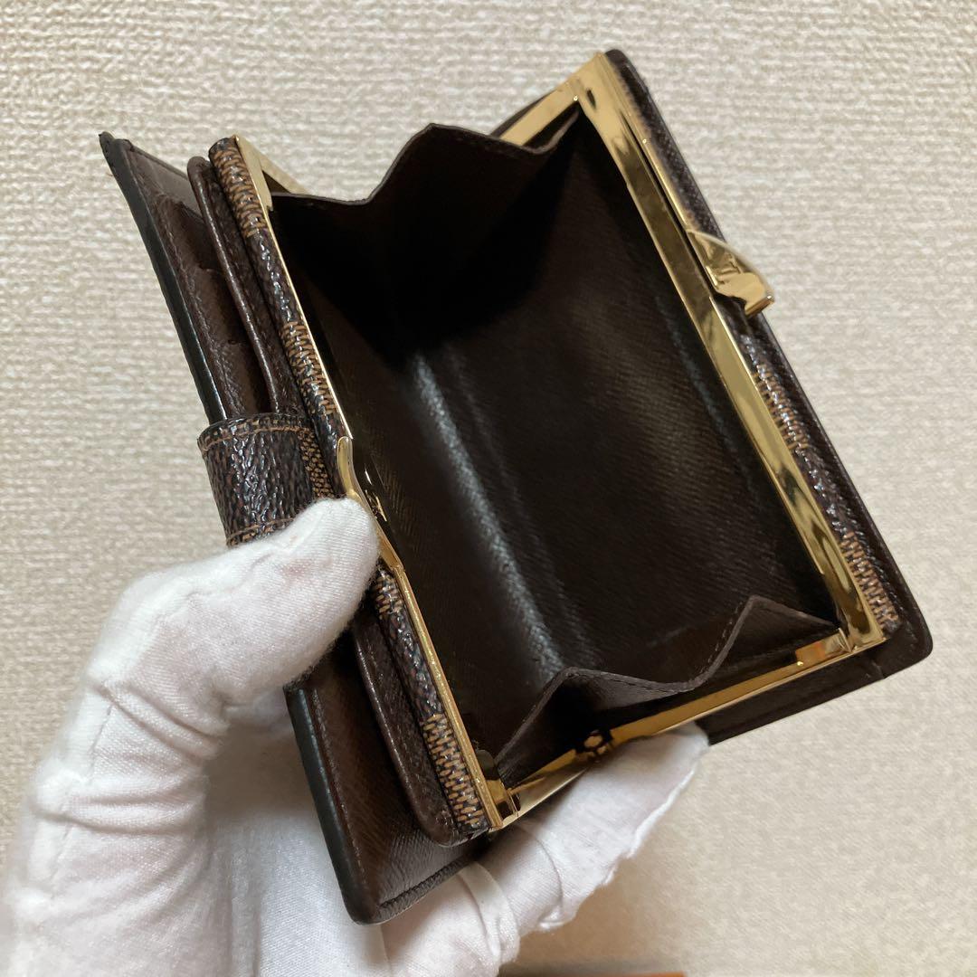 ✨美品・鑑定済✨ルイヴィトン ダミエ ポルトモネ ビエ ヴィエノワ 財布 がま口