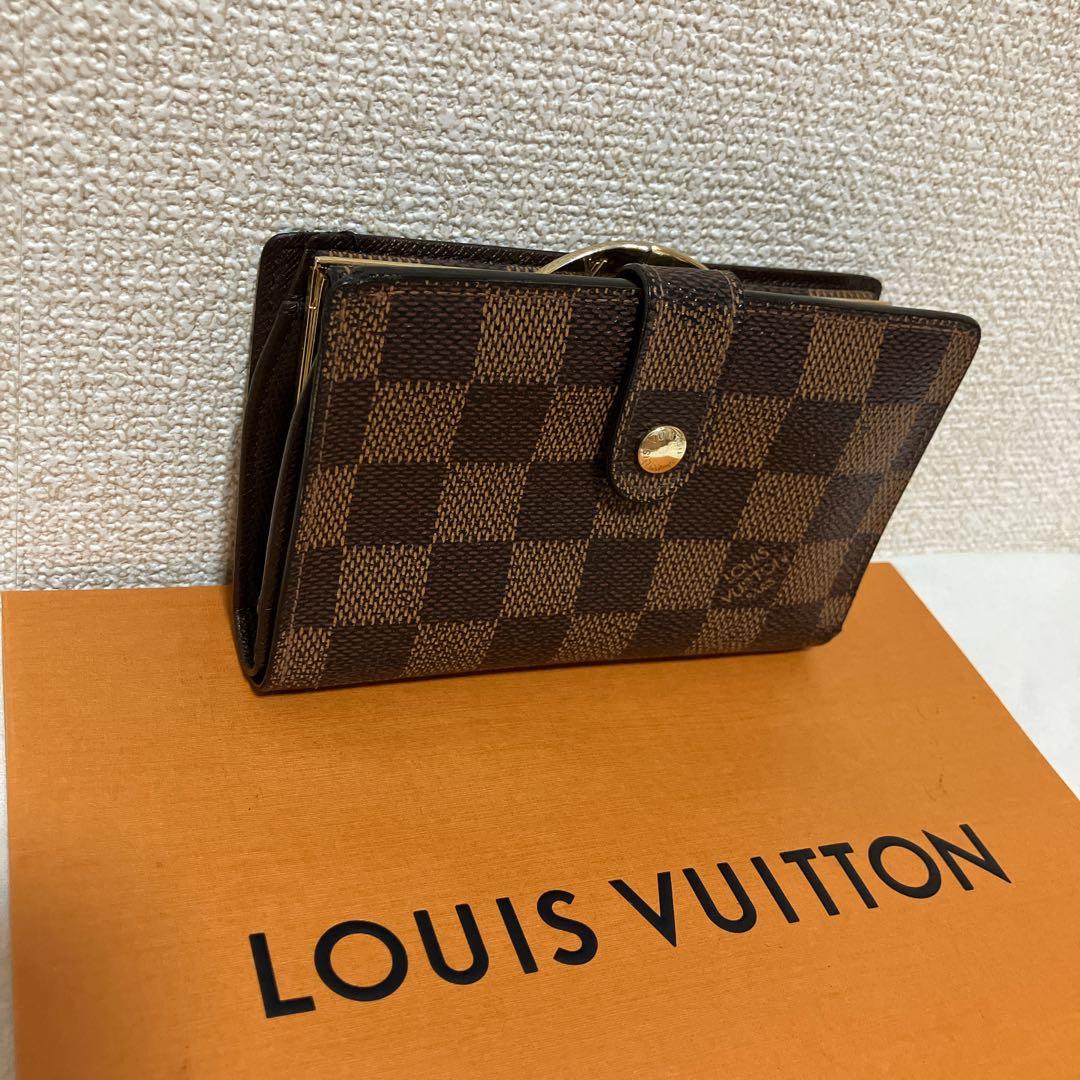 ✨美品・鑑定済✨ルイヴィトン ダミエ ポルトモネ ビエ ヴィエノワ 財布 がま口