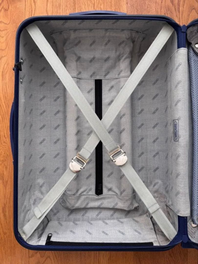 リモワ　サルサ　35L 美品　伸縮ハンドル新品交換済み　ブルー　機内持ち込み可