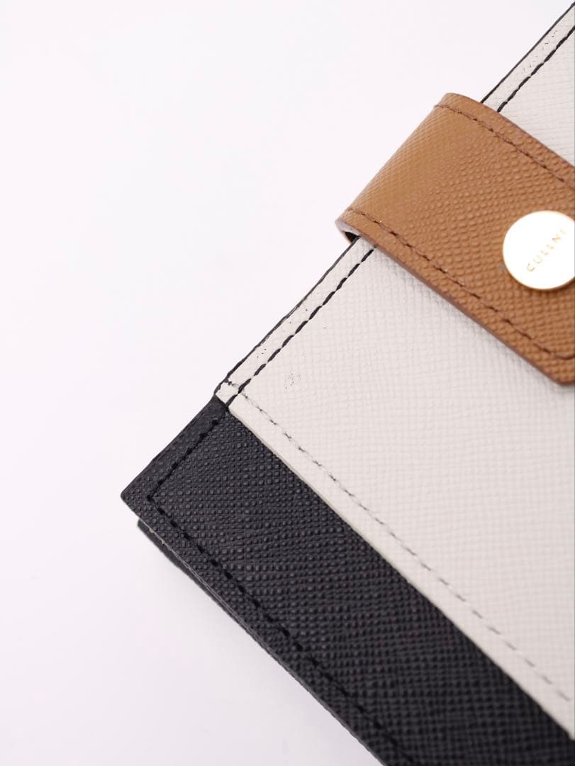 CULLNI クルニ 財布 本革 牛革 二つ折り ブラックメンズ レディース