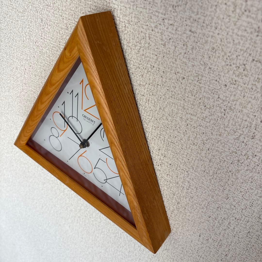 3yen様　ORIENT トライアングル CLOCK ポストモダン　80s