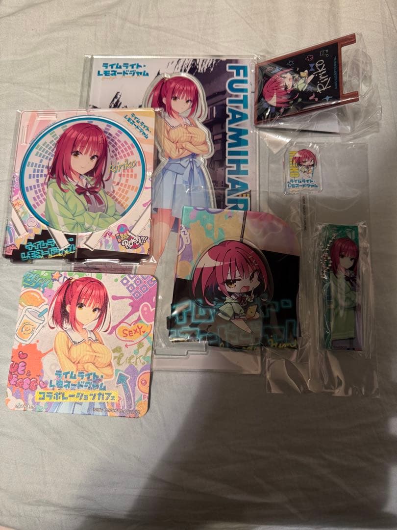 ゆずソフト ライムライト・レモネードジャムコラボカフェ 二見原莉々子セット