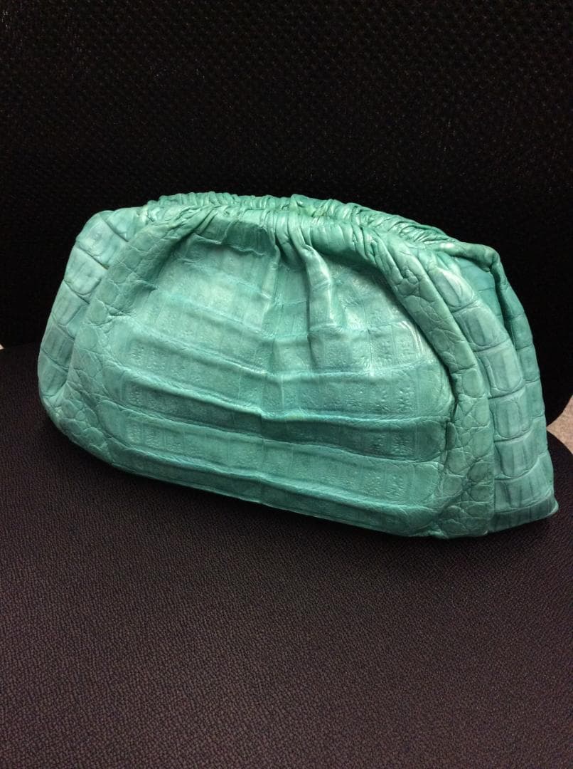 NANCY GONZALEZ/ナンシーゴンザレス　クロコがまぐちバッグ