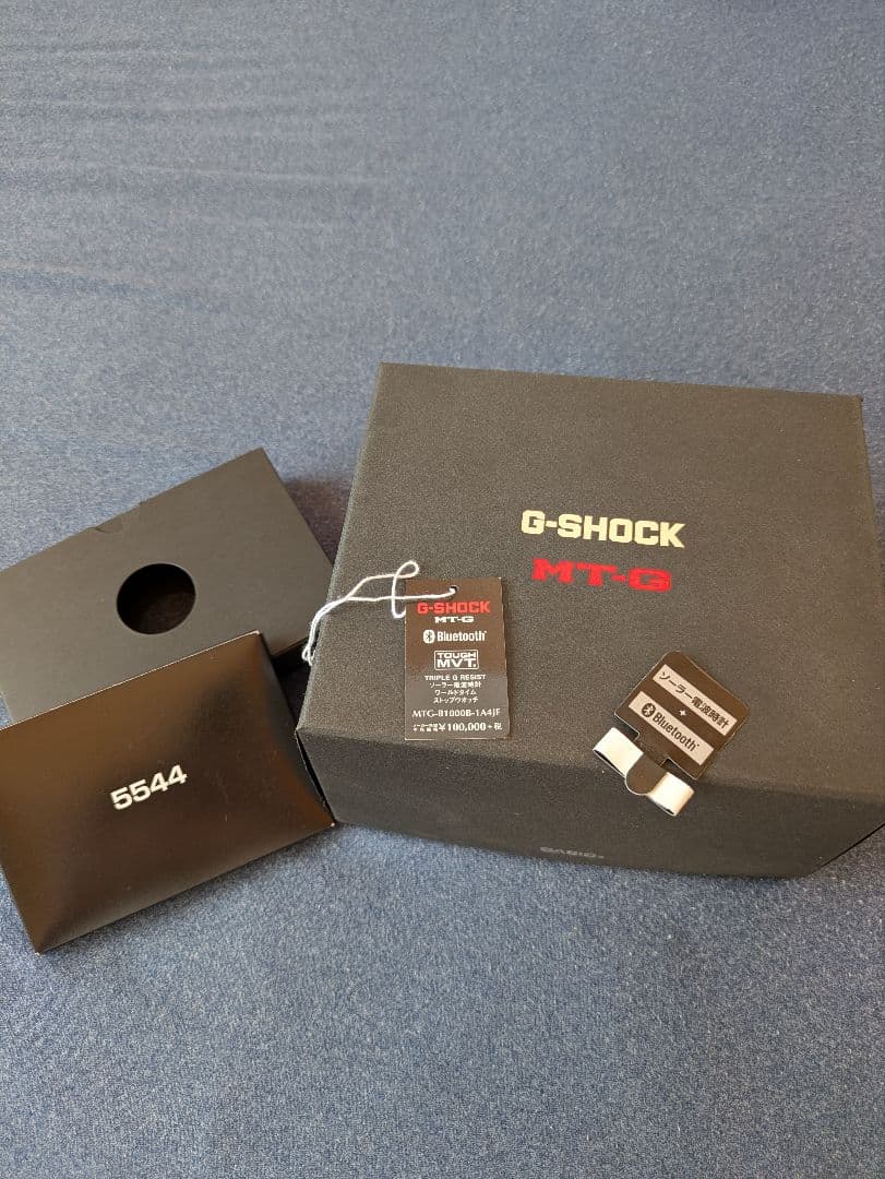 美品 G-SHOCK MTG-B1000B-1A4JF ブラック/レッド