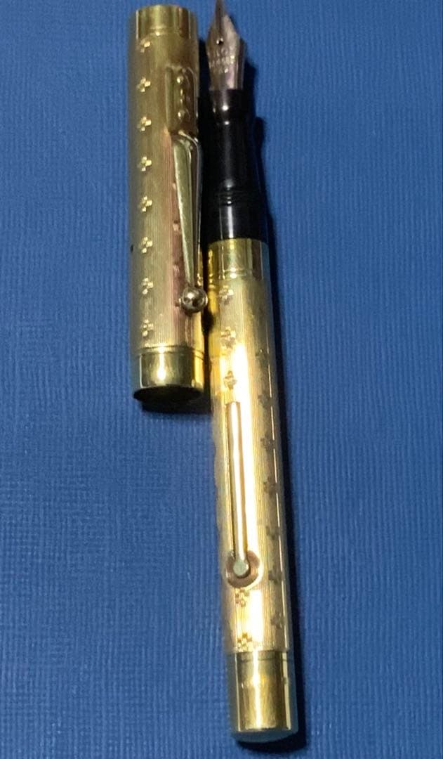 14金無垢万年筆　Vintage Mabie Todd (ニブはPilot製)