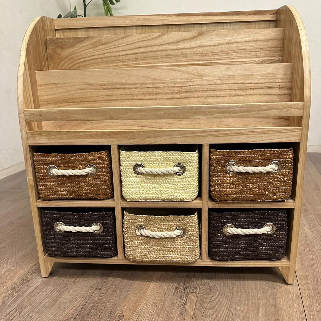 【新品・未使用】　ブックラック　マガジンラック　本棚　収納