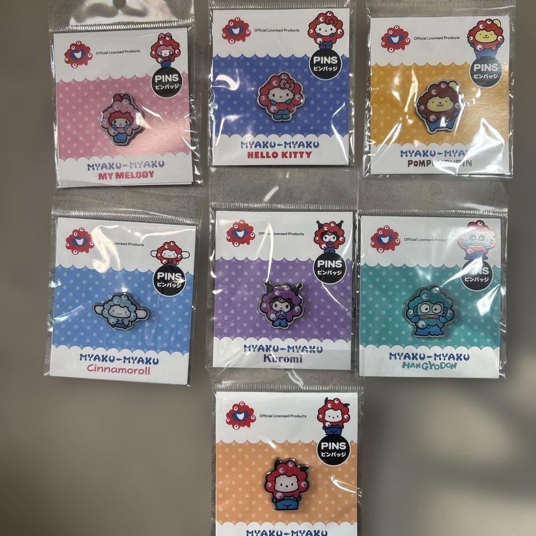 サンリオミャクミャクピンバッジセット