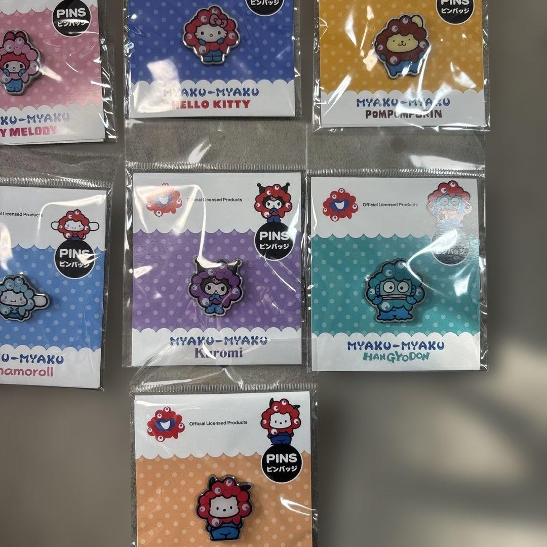 サンリオミャクミャクピンバッジセット