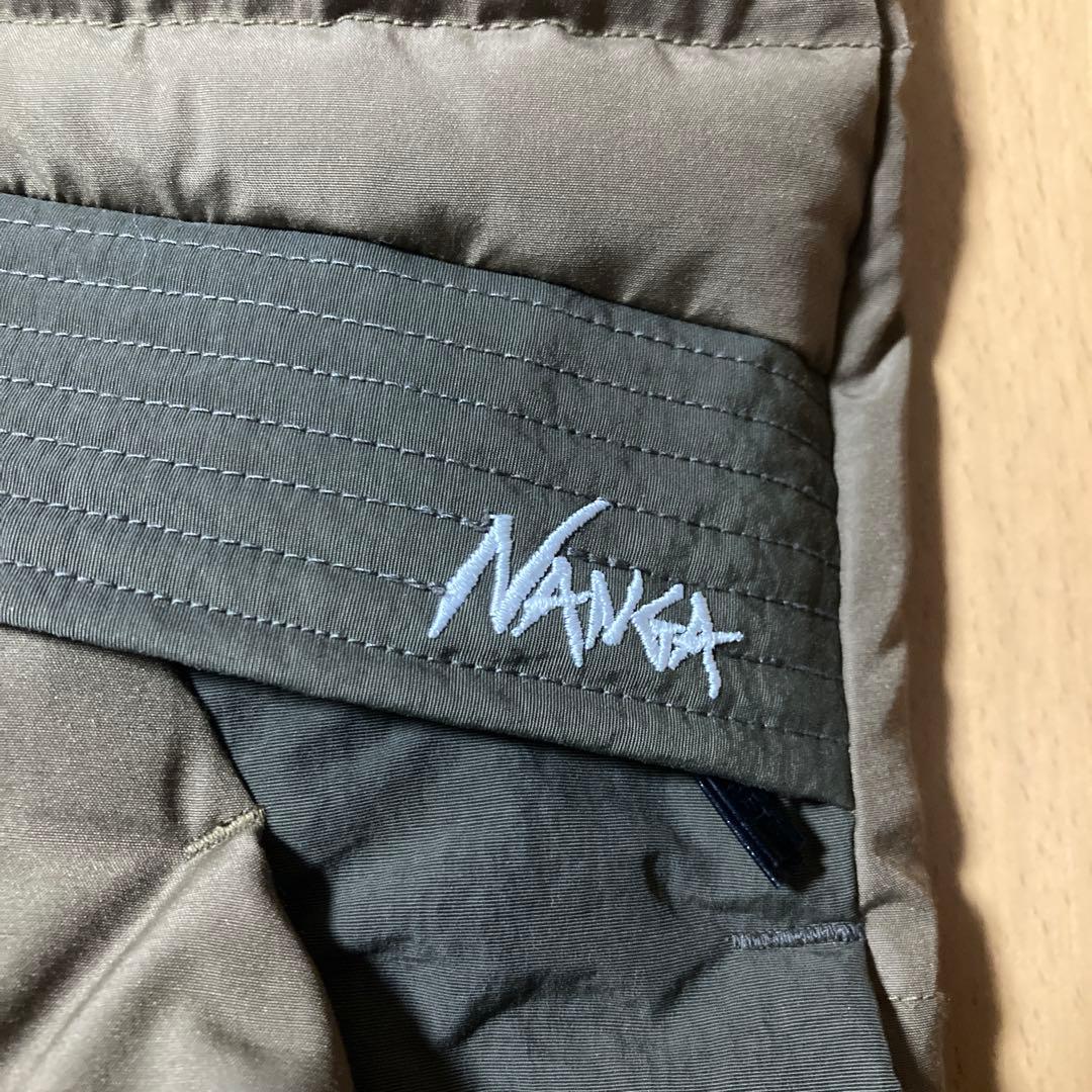 ナンガ×マニュアルアルファベット ダウンベスト　M