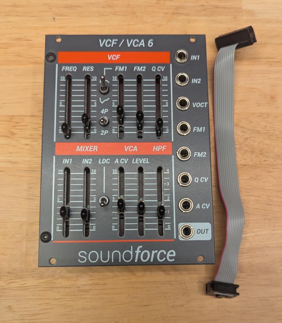 Soundforce VCF/VCA 6 モジュール（ユーロラック）