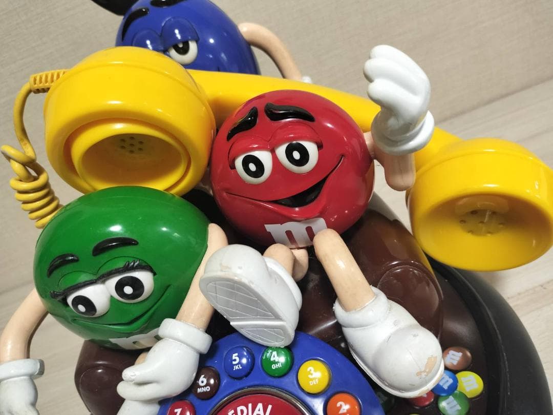 ☆Ｍ＆Ｍｓ　ディスプレイ用固定電話　ビンテージ品　レア　エムアンドエム