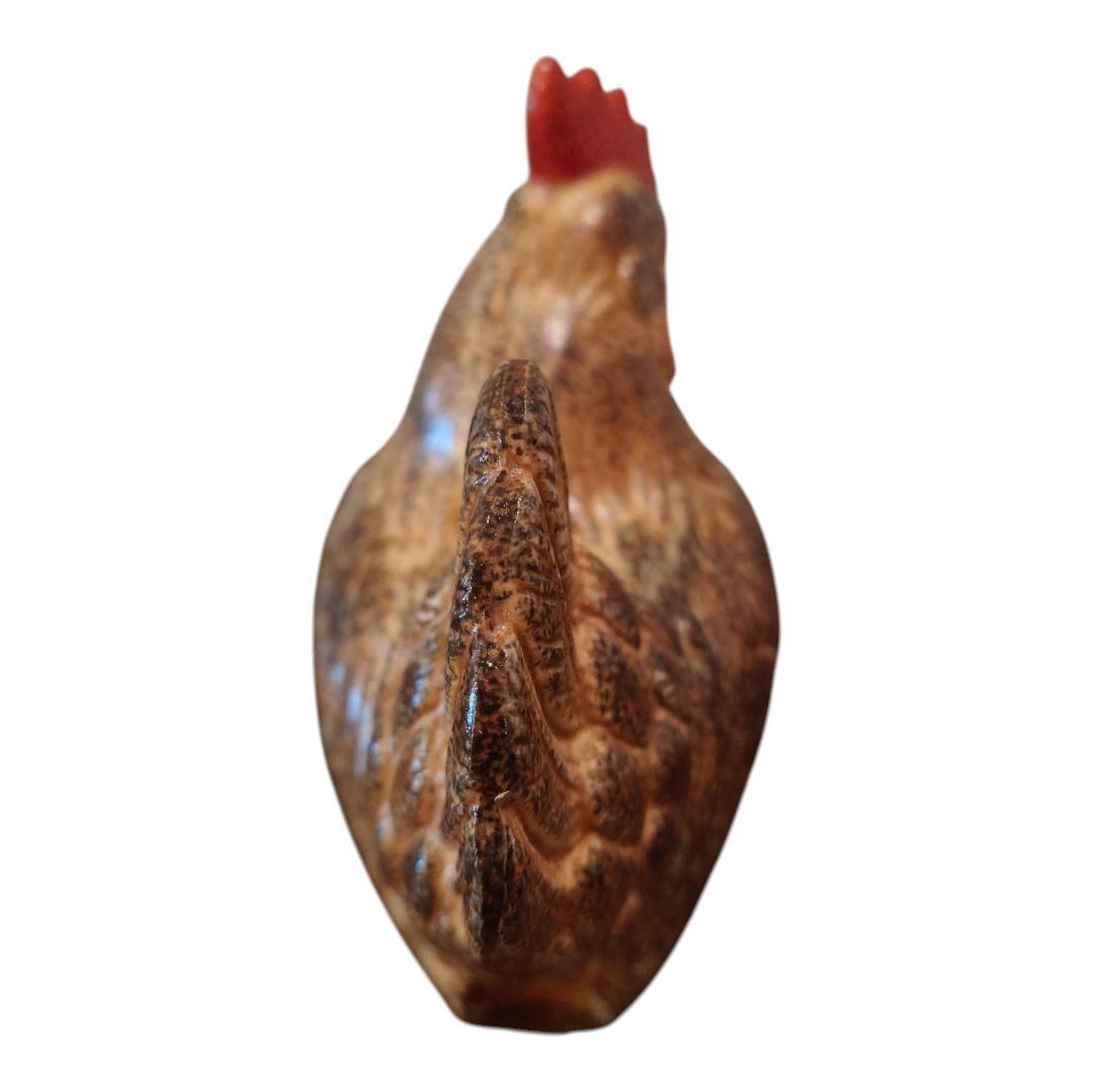 縁起物 陶器製 鶏の置物セット 昭和40年代 当時物