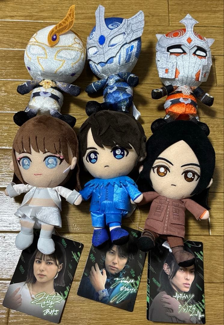 暴太郎戦隊ドンブラザーズ 戦隊ヒーローぬいぐるみシリーズ 脳人戦士6体セット