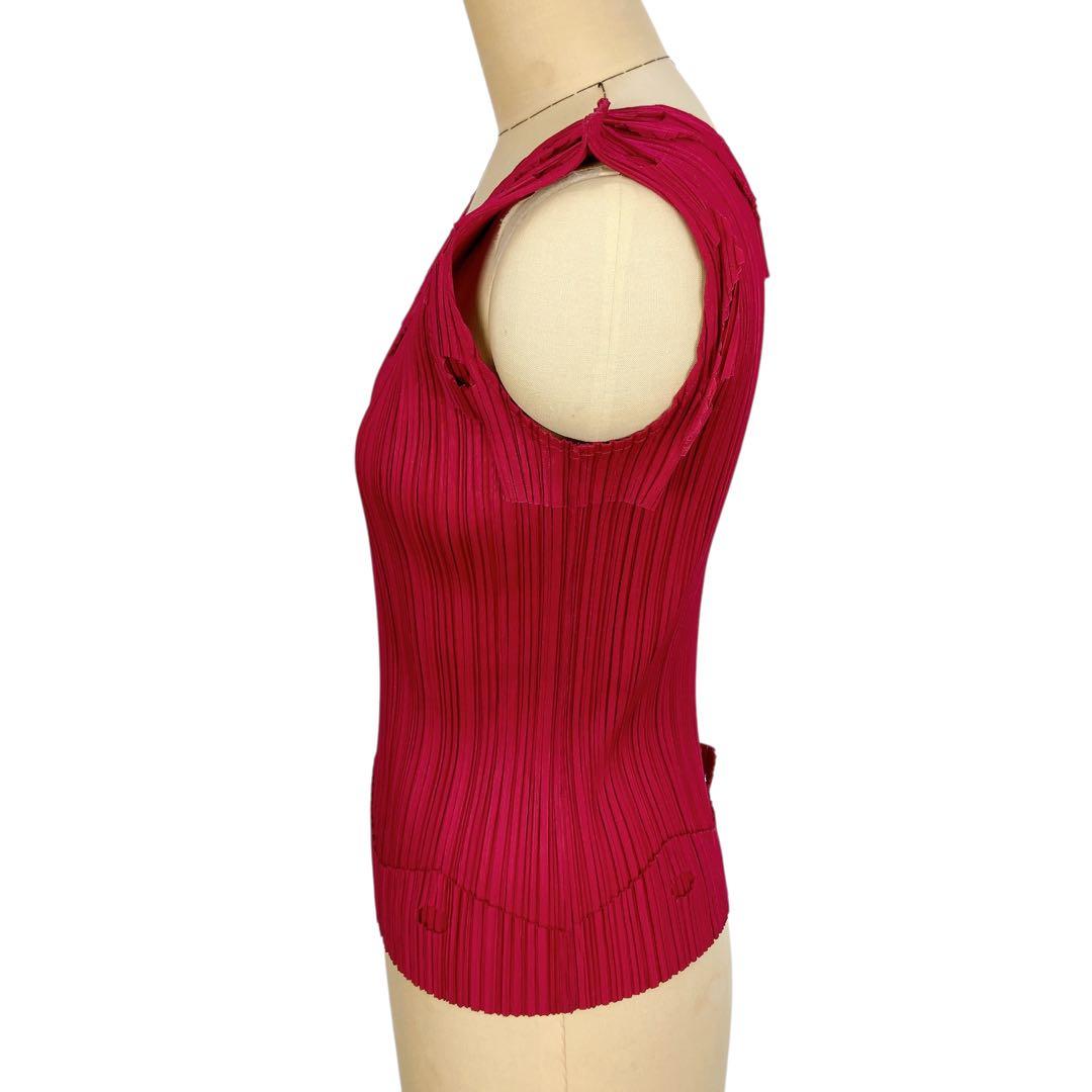 マカ50 超美品 プリーツプリーズ デザインタンクトップ サイズ3