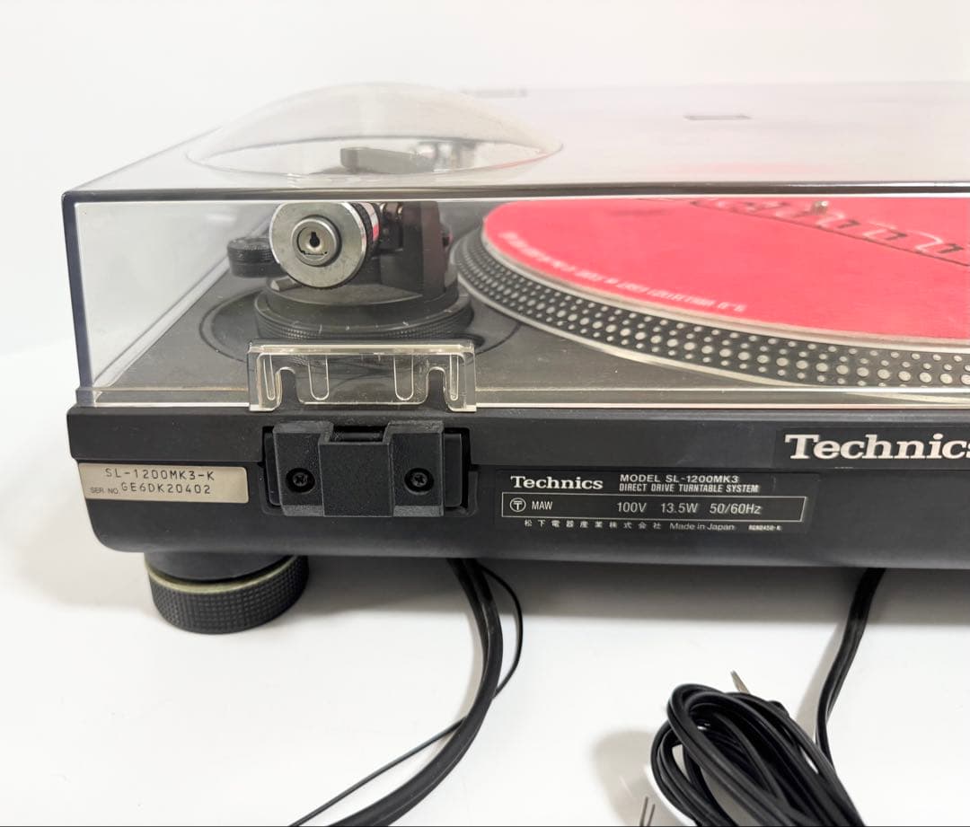 テクニクス SL-1200MK3 ターンテーブル レコードプレーヤー オーディオ