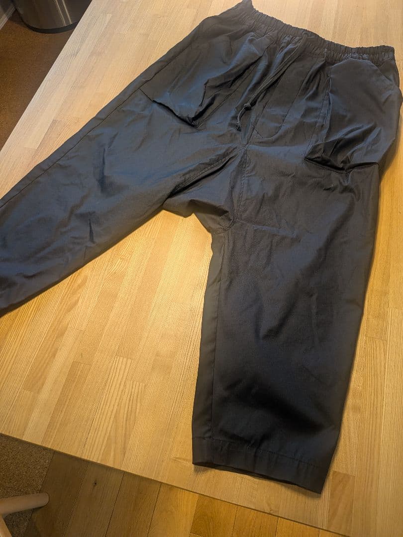 【PRY】Luxe-Cotton Sarouel Cropped Pants