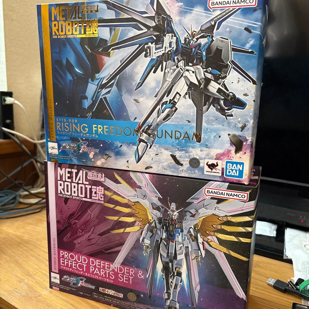 ライジングフリーダム&プラウドディフェンダーメタルロボット魂セット