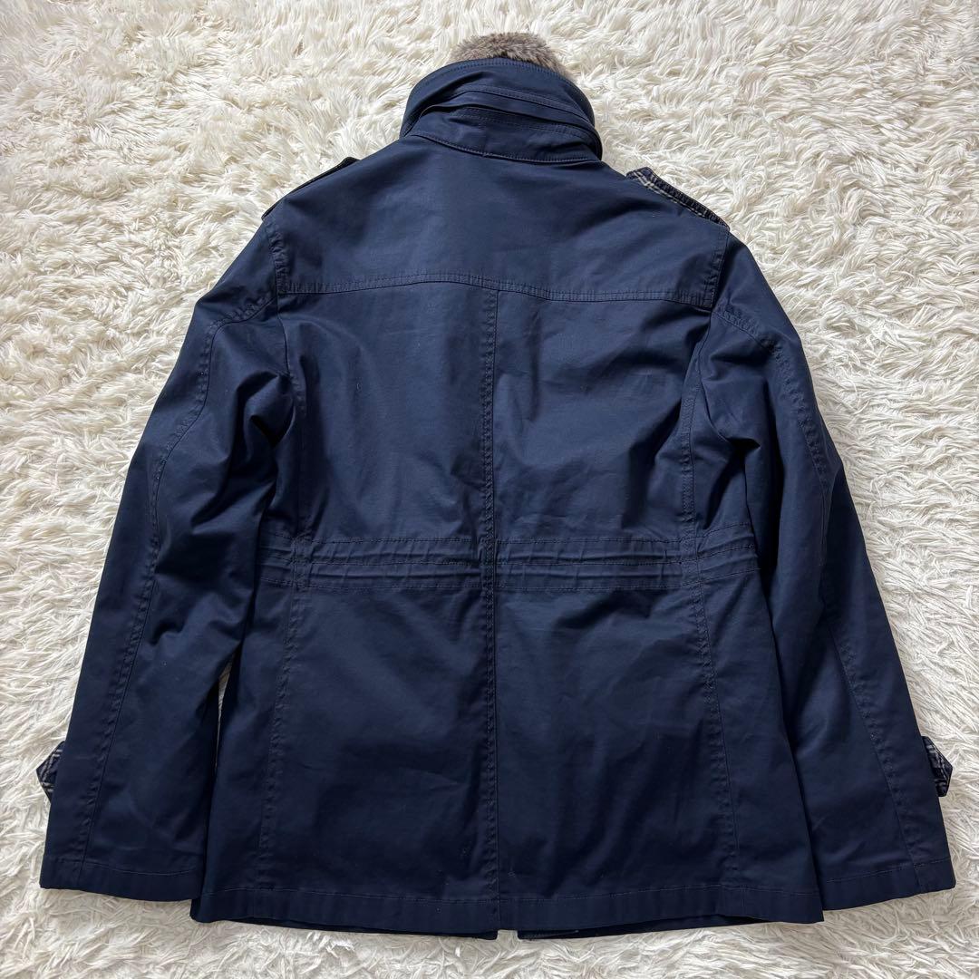 美品 7way バーバリーブラックレーベル ダウンライナー付きジャケット M