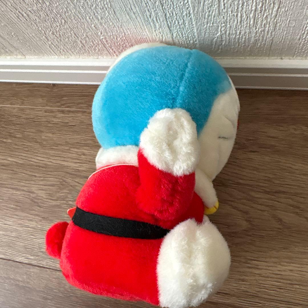 ドラえもん サンタ ブルブル ぬいぐるみ 青② 新品未使用 難アリ