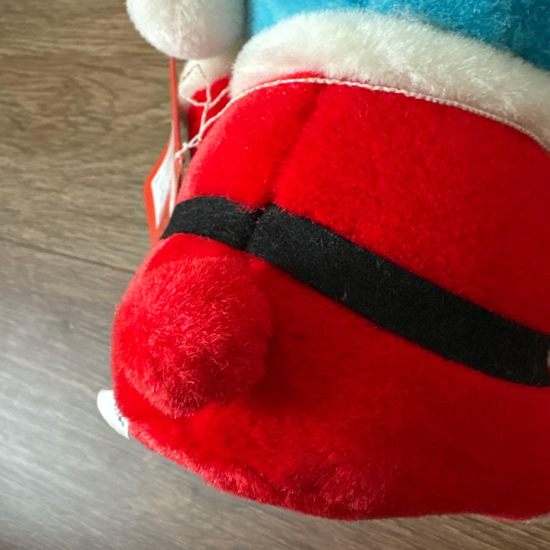 ドラえもん サンタ ブルブル ぬいぐるみ 青② 新品未使用 難アリ