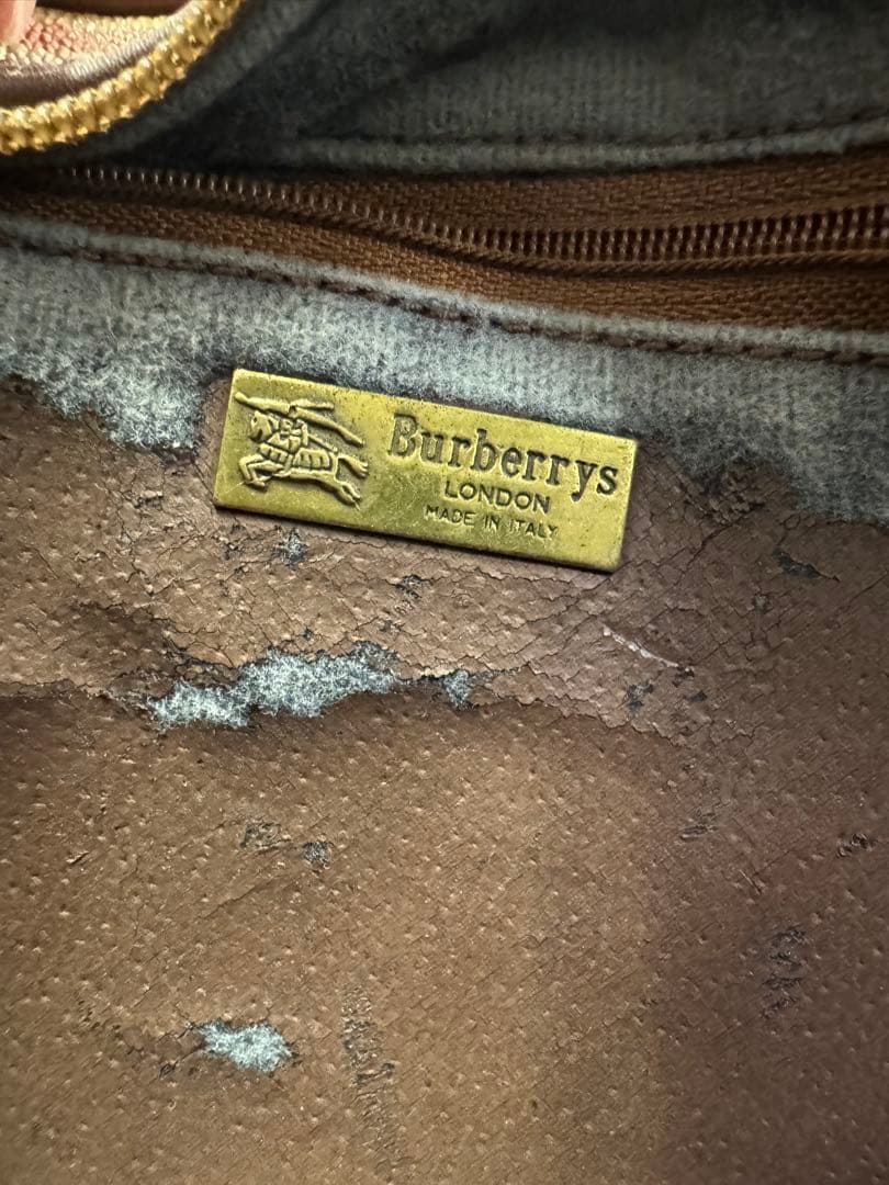 Burberry バーバリー ショルダーバッグ ポシェット ノバチェック PVC