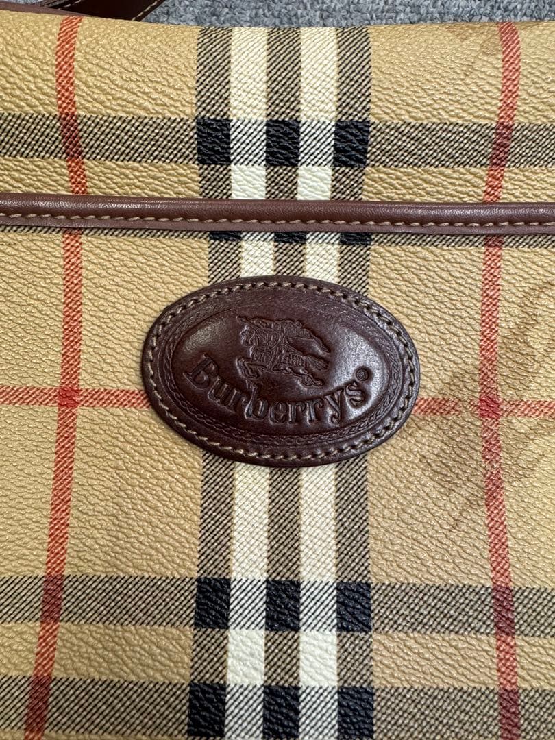 Burberry バーバリー ショルダーバッグ ポシェット ノバチェック PVC
