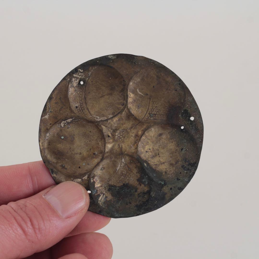 古銅 装飾品 梅鉢文 古美術 寺院装飾品 古道具 アンティーク