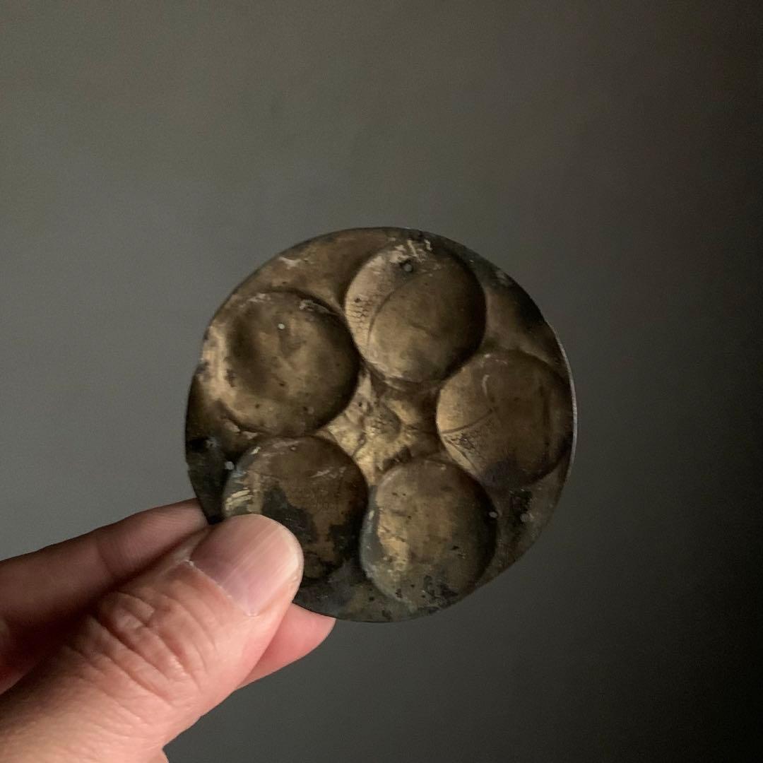 古銅 装飾品 梅鉢文 古美術 寺院装飾品 古道具 アンティーク