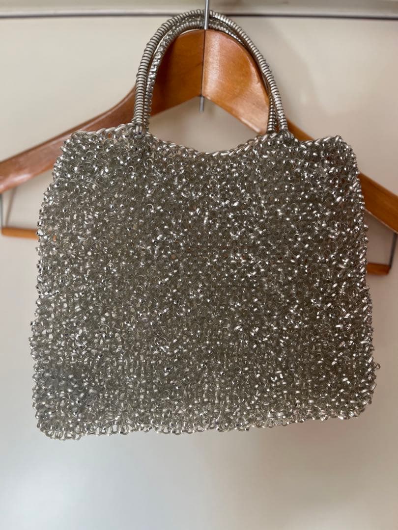 ANTEPRIMA/アンテプリマ ワイヤーバッグ シルバー ハンドバッグ