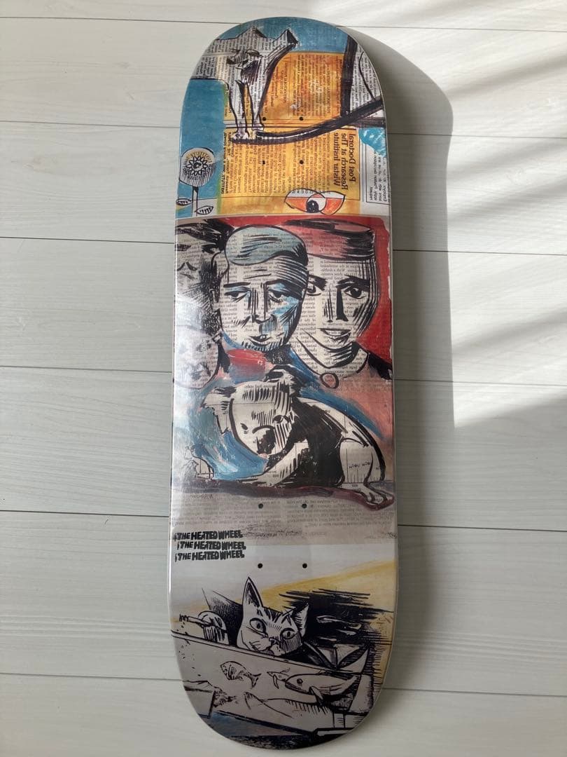 The Heated Wheel スケートボードデッキ9.25