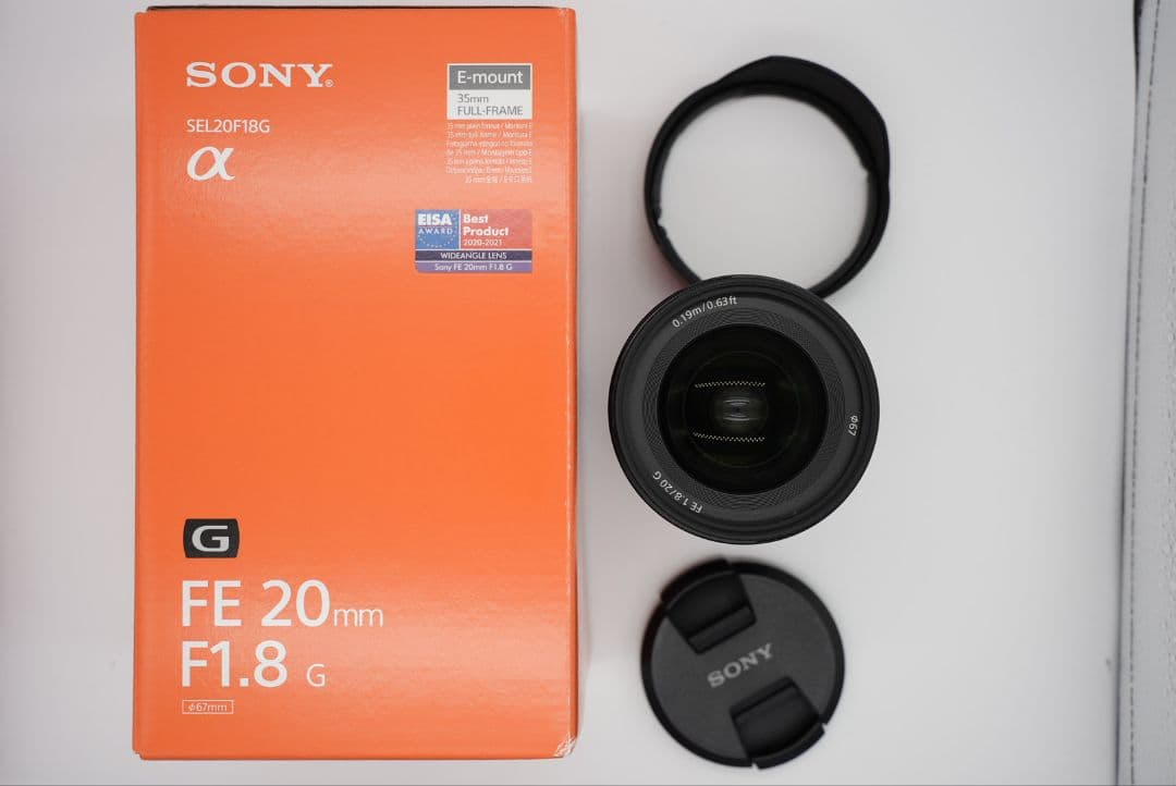 SEL20F18G 広角のソニー純正G神レンズ20mm F1.8G