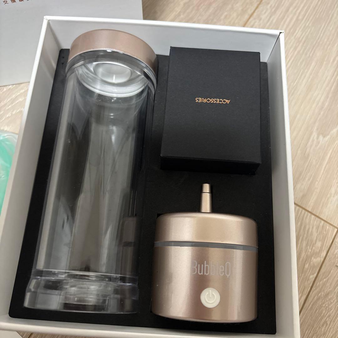 BubbleQ 携帯型 水素生成機 nanokoゴールド水素ガス 水素水