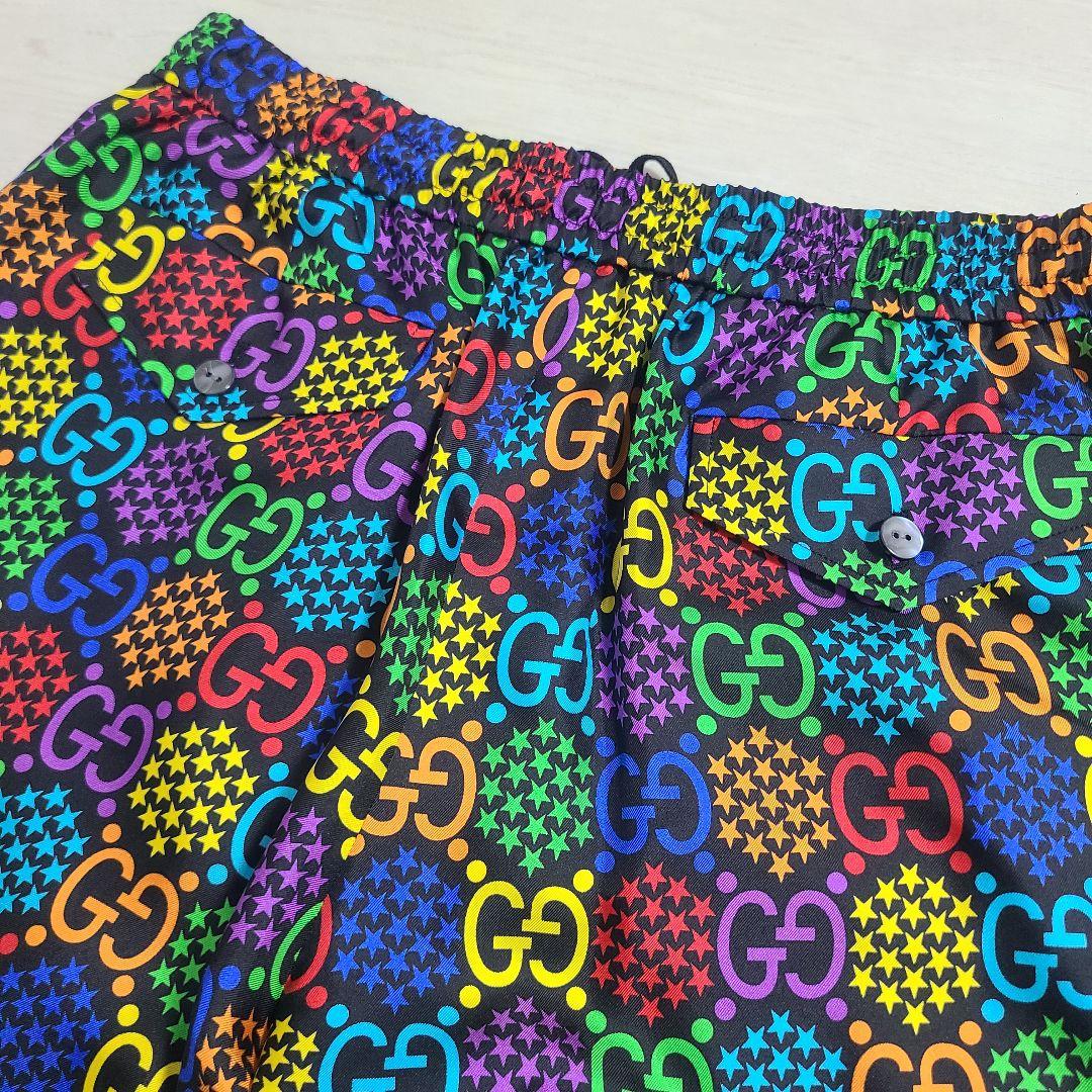 【新品】GUCCI サイケデリック シルクショーツ ハーフパンツ モノグラム
