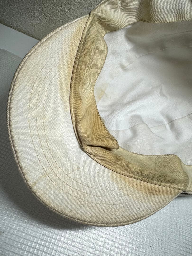 【貴重】大日本帝国海軍 略帽 旧日本軍 海軍軍帽　実物時代物