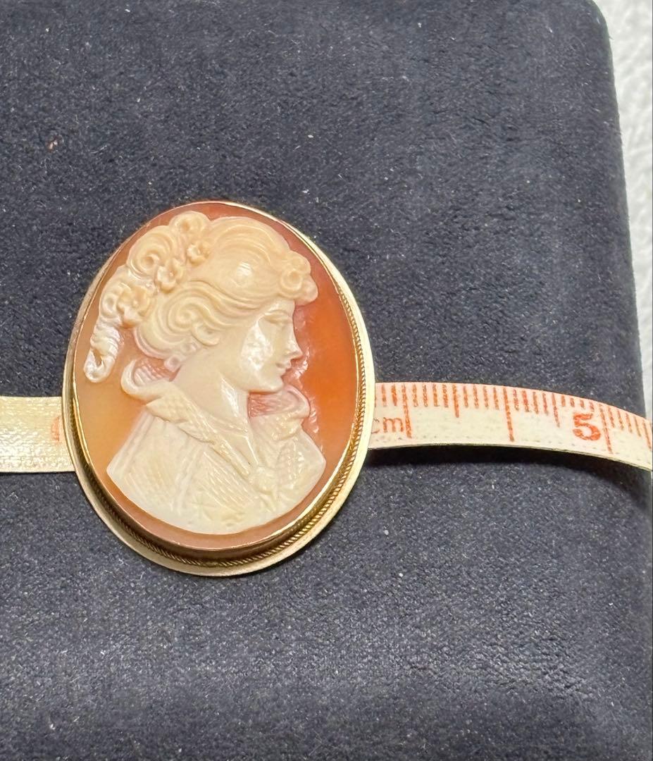 カメオ ブローチ　ペンダントトップ