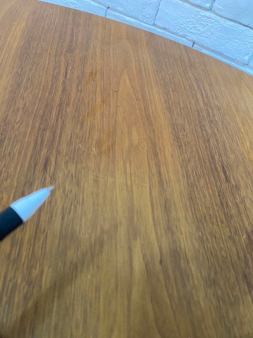 【ワンコ大好きッ子】三角形　ダイニング　テーブル　2名　3名　机　食卓