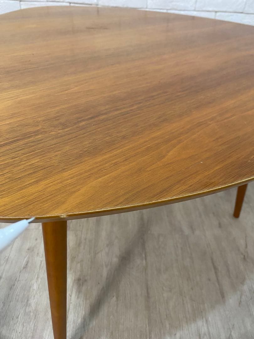 【ワンコ大好きッ子】三角形　ダイニング　テーブル　2名　3名　机　食卓