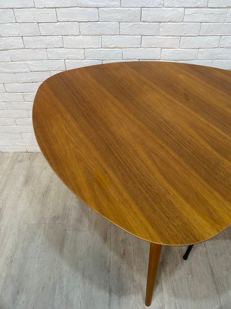 【ワンコ大好きッ子】三角形　ダイニング　テーブル　2名　3名　机　食卓