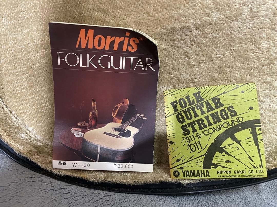 80s ビンテージ　Morris Ｗ-30 良音　ハードケース