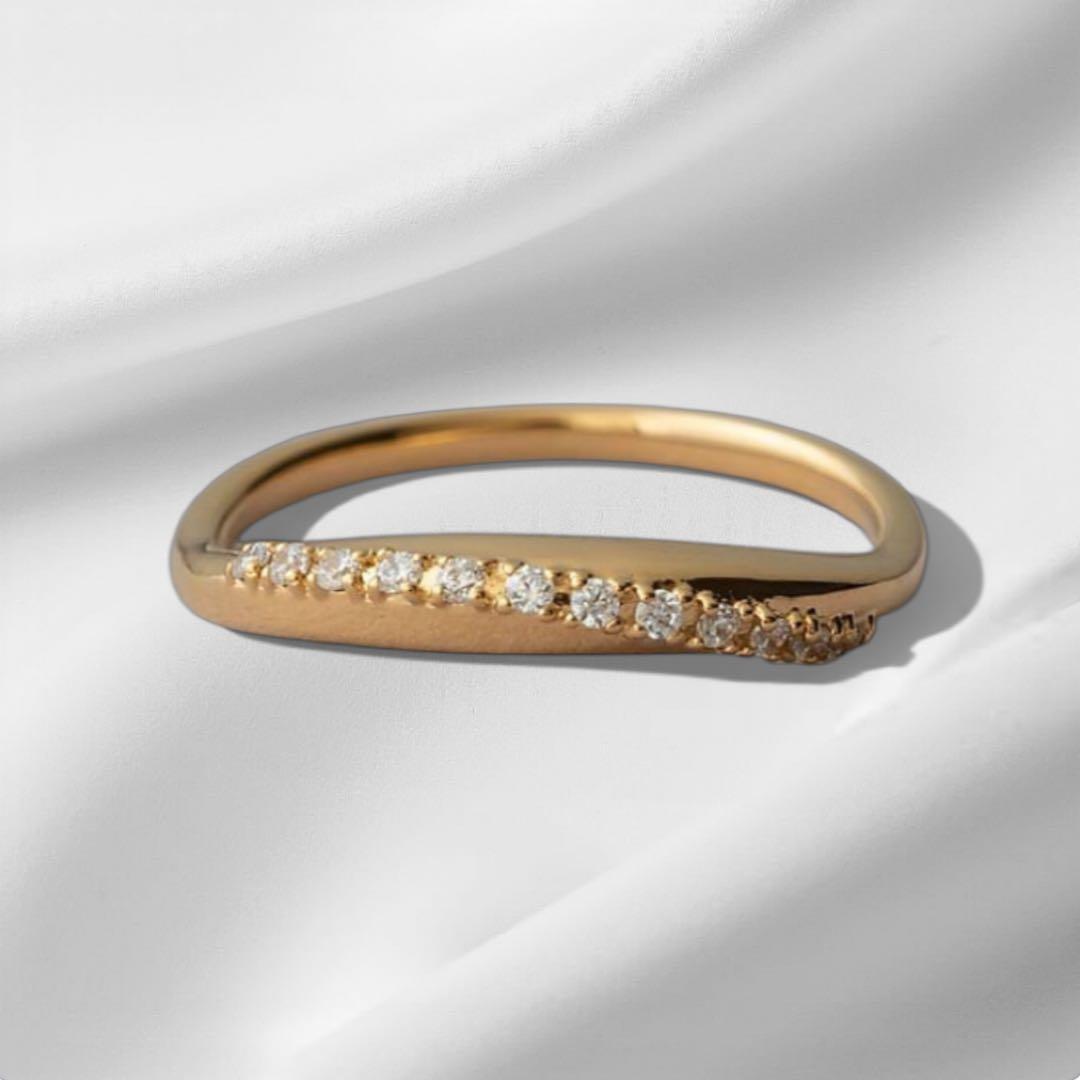 試着のみ✨ete ONLINE Limited ビジュー クレセントムーンリング