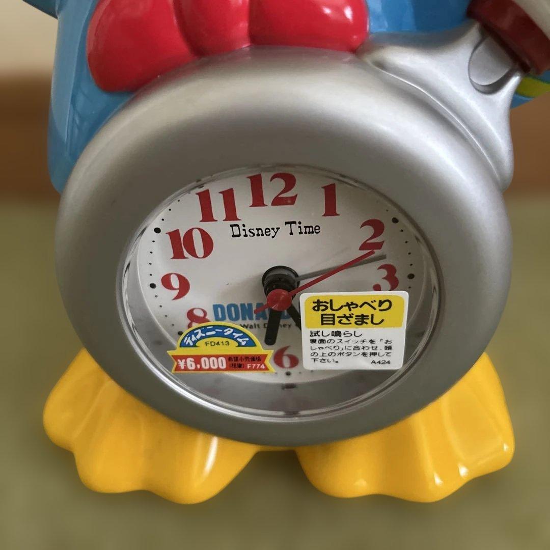 レトロ　ディズニー ミニーマウス ドナルドダック 目覚まし時計　セット売り